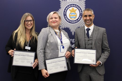 Claire Atkinson, Edyta Nightingale and Shish Thind