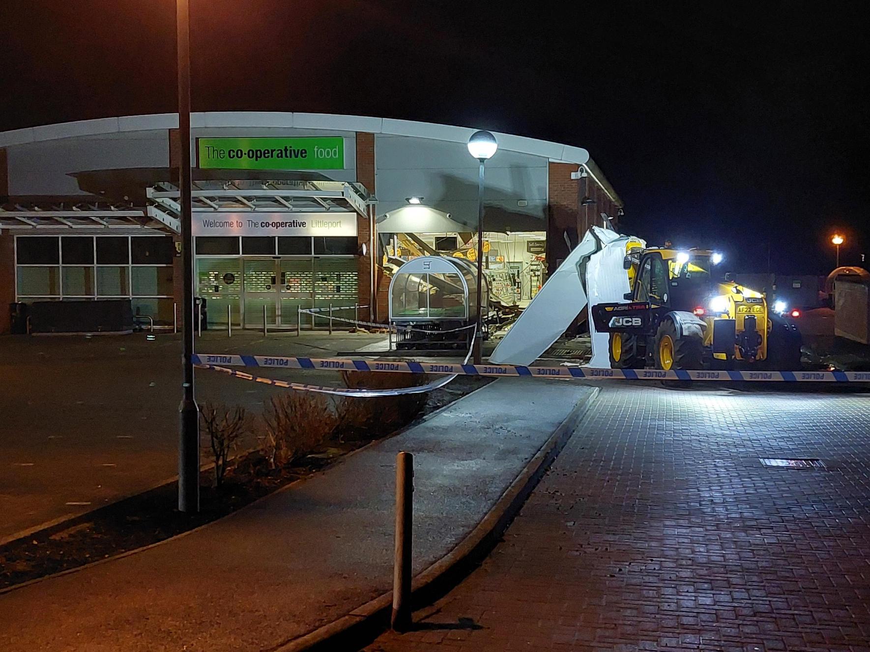 scene of Littleport burglary