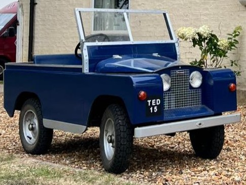An electric child's toy car. 