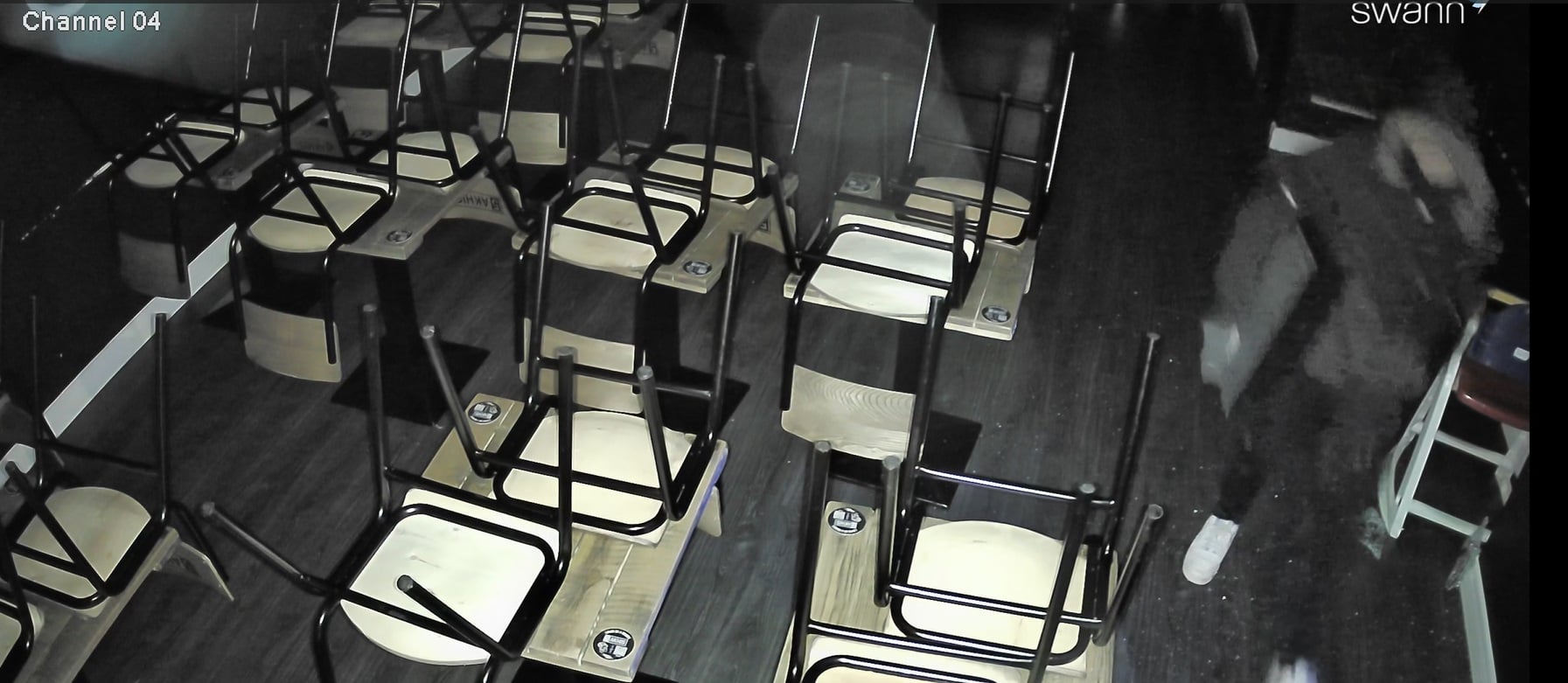 CCTV from burger restaurant