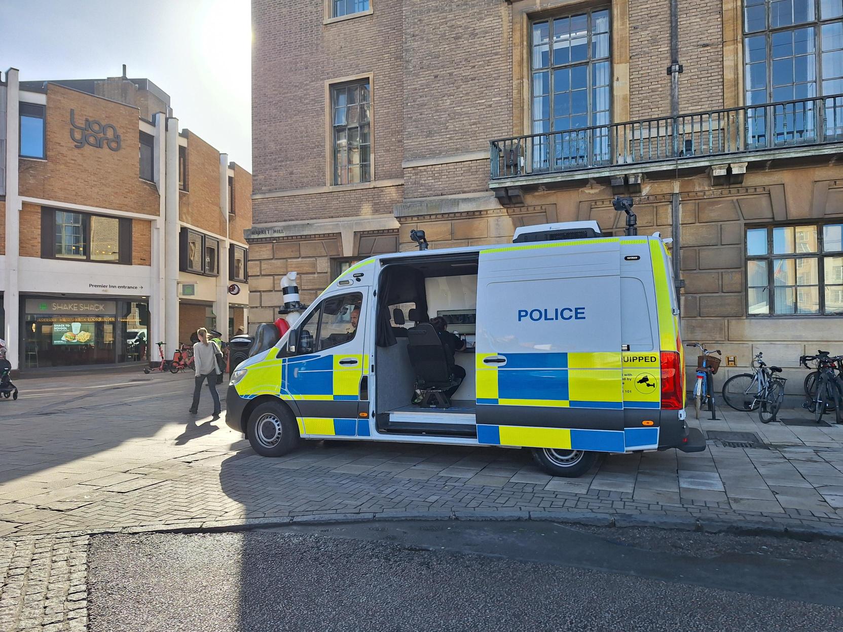Live facial recognition in Cambridge