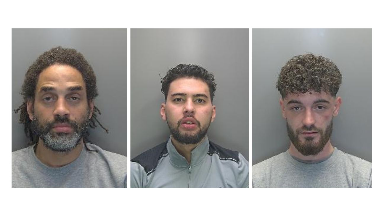 Nathan Brown-Bonnett, Liam Cafferkey and Joel Farrow-Brown