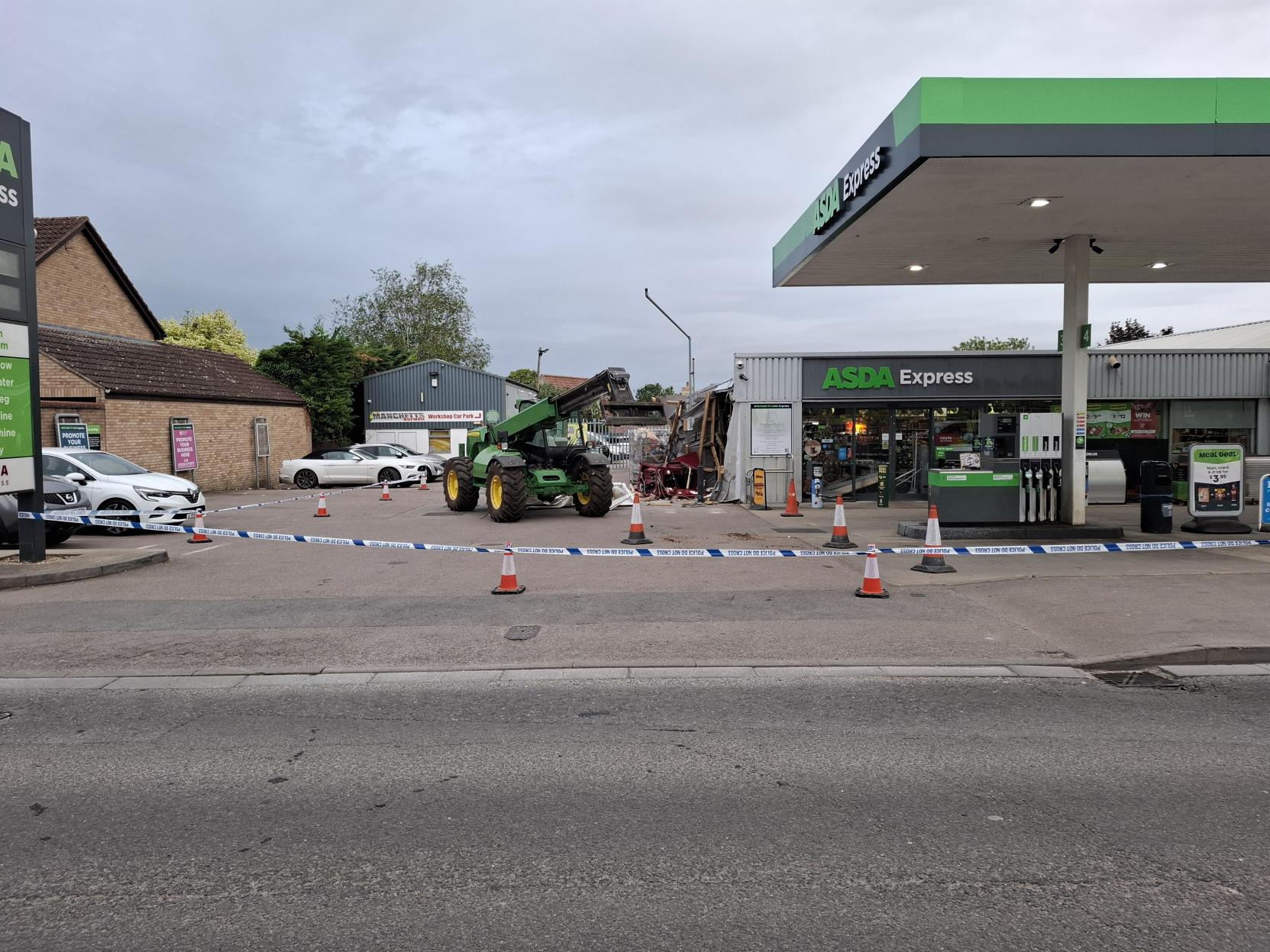 scene of ram raid