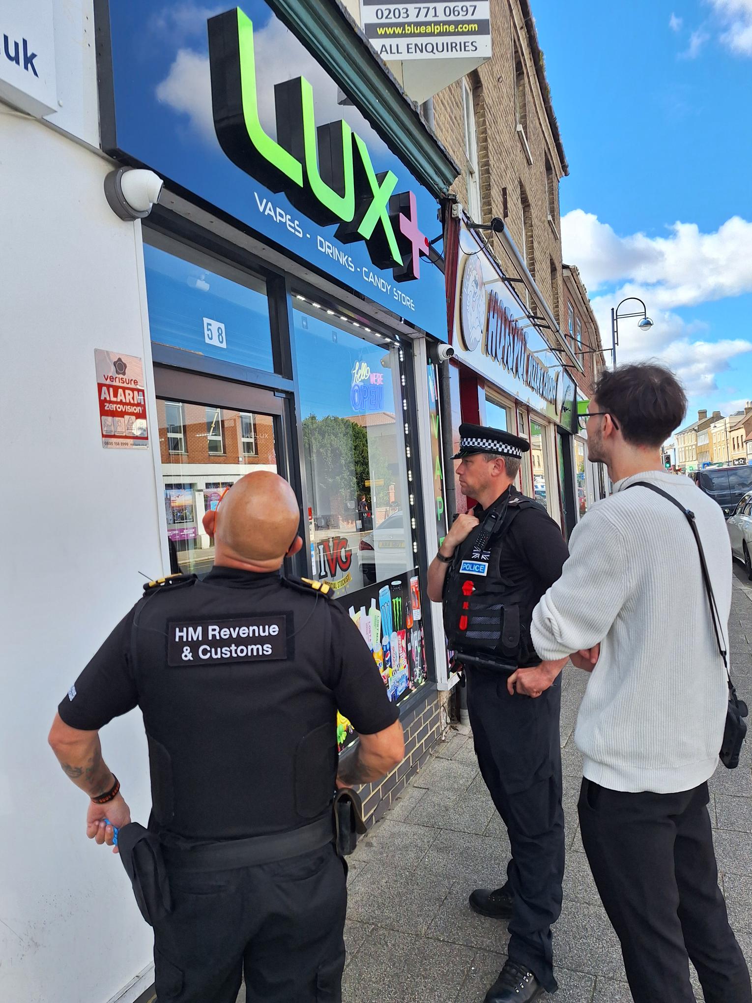 vapes and tobacco seized