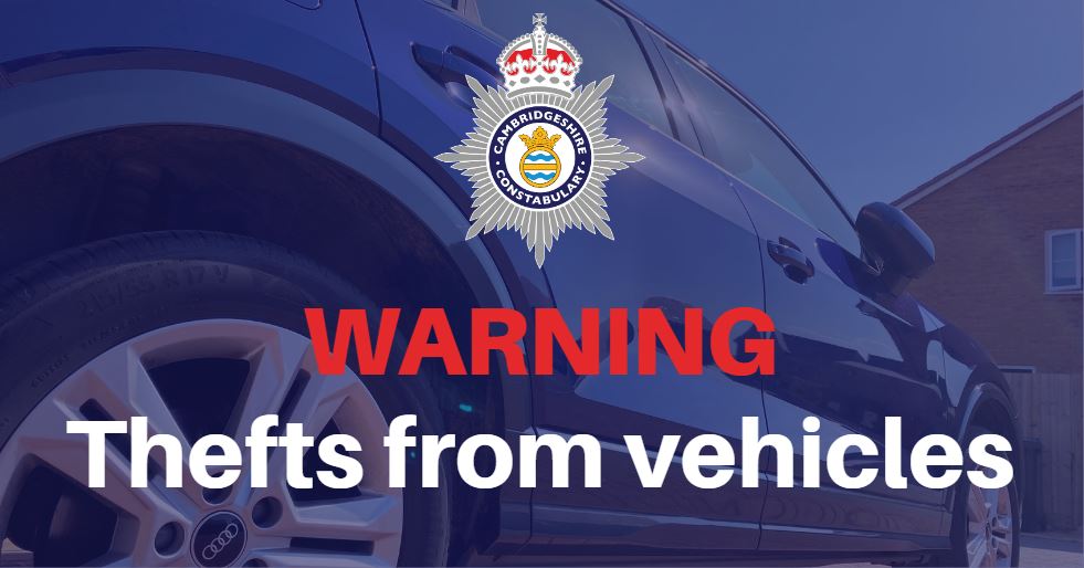 Warning: Thefts from vehicles title image