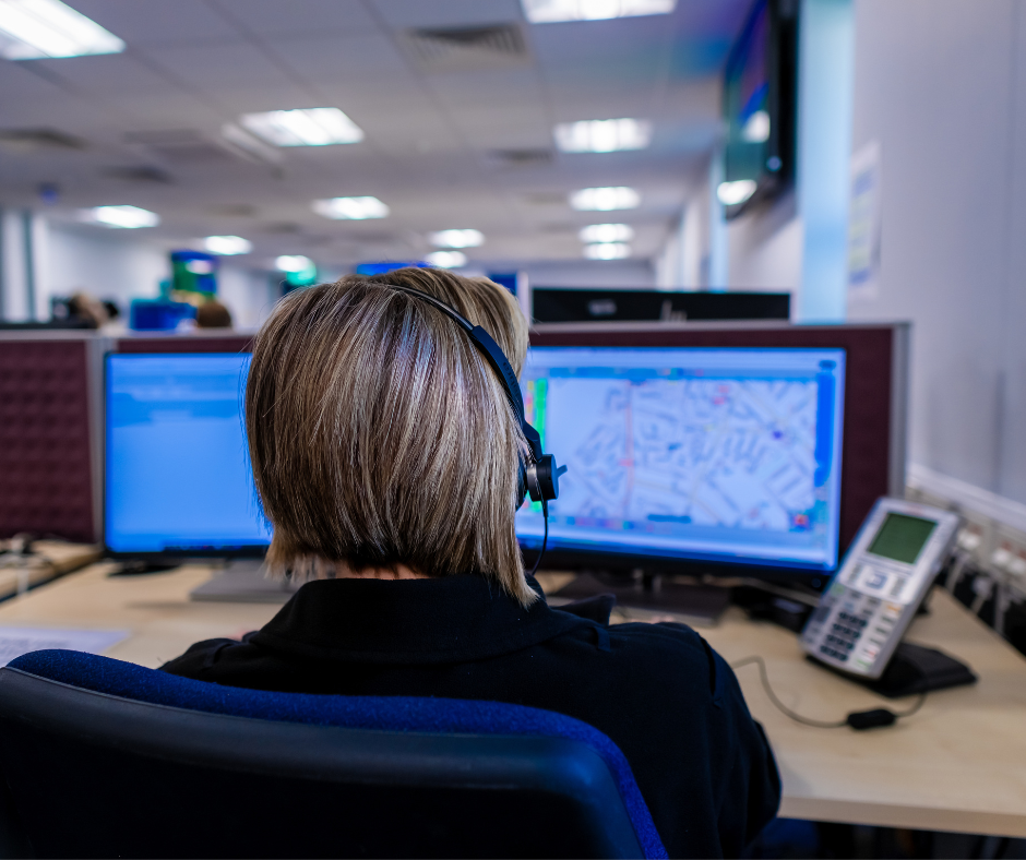 Female call handler 
